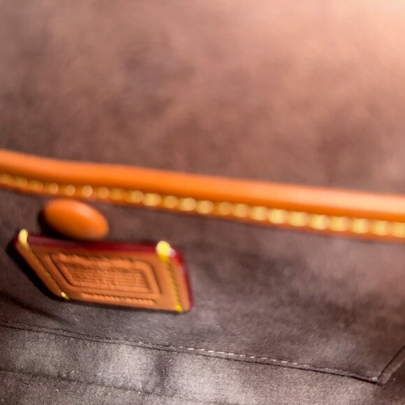 COACH Empire Carryall Bag 26 CU066 Maple - Picture 7 of 9